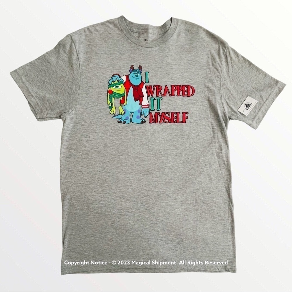 Disney Parks - "I Wrapped It Myself" Holiday Tee for Adults - Monsters, Inc.